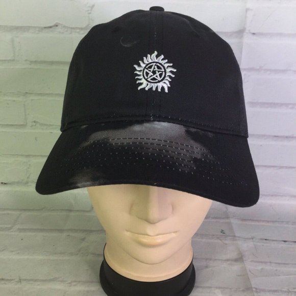 Supernatural Anti-Possession Bleach Wash Dad Hat main image 6